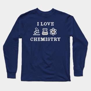 I Love Chemistry Retro Vintage Long Sleeve T-Shirt